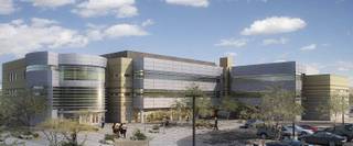 Rending of the newly proposed Nevada State College Nursing, Science, & Education building.
